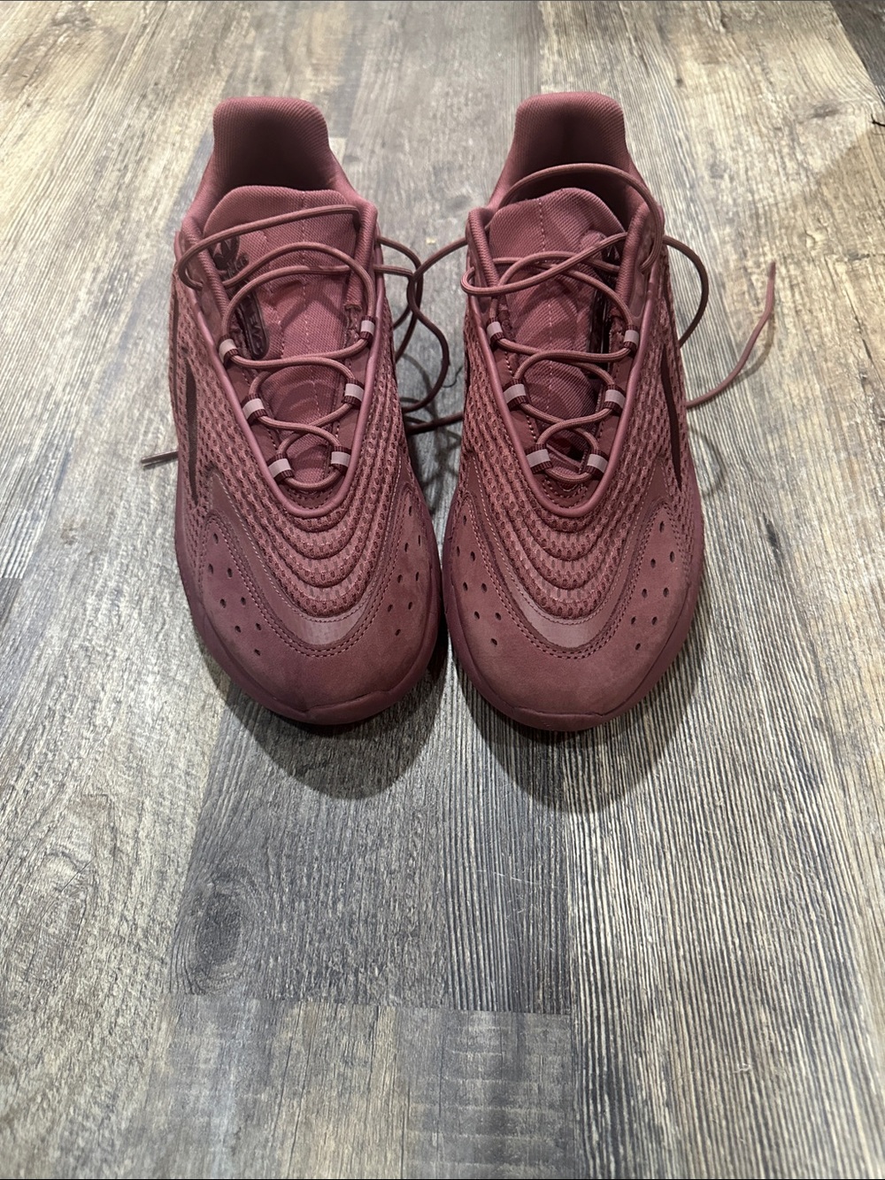 adidas Men's Burgundy Low-Top Sneakers